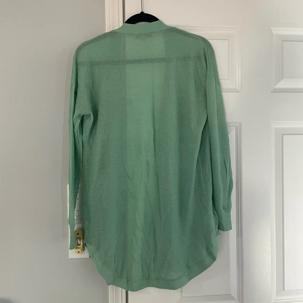 Loft lightweight cardigan in mint green - Picture 6 of 8